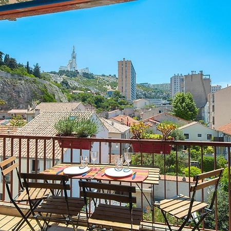 Ferienwohnung Un Balcon Sur Notre Dame Marseilles Exterior foto